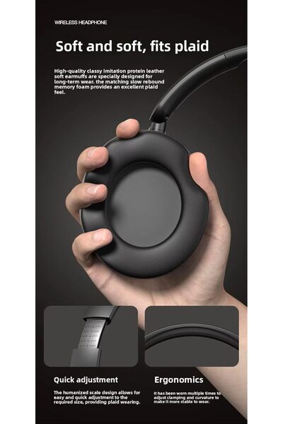 Generic DRUMZ 2025 Headphones - ANC, Bluetooth 5.3, 60H Playtime, Over-Ear, Water Resistant