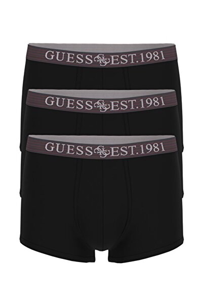 Guess Access Erkek 3'Lü Boxer Paketi