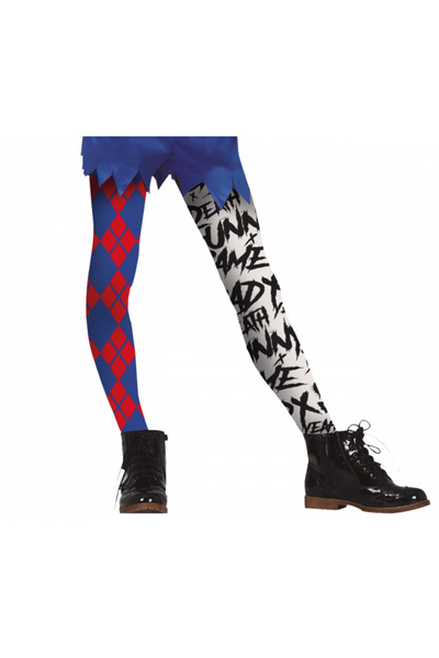 Fiestas Guirca Halloween Harley Quinn Tights 3-6 years