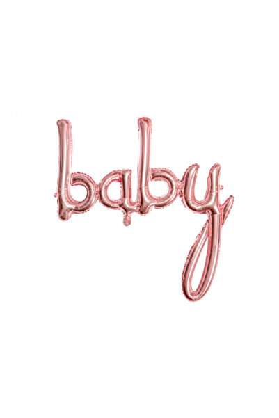 Partydeco Balon Folie Girl, Roz - 77 cm