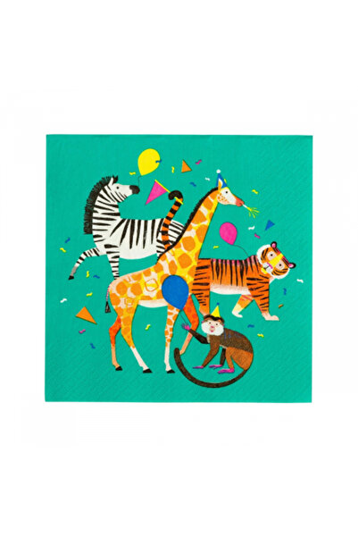 Talking Tables Set of 12 Party Animals Plates