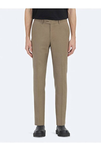 Kip Mink Straight Woven Fitted Fit Classic Trousers