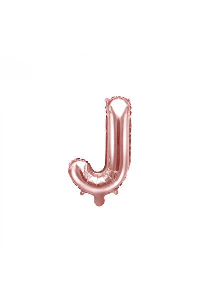 Partydeco Foil Balloon Letter J Pink, 35 cm
