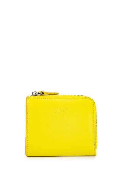 Tamer Tanca Жіночий гаманець із натуральної шкіри, жовтий