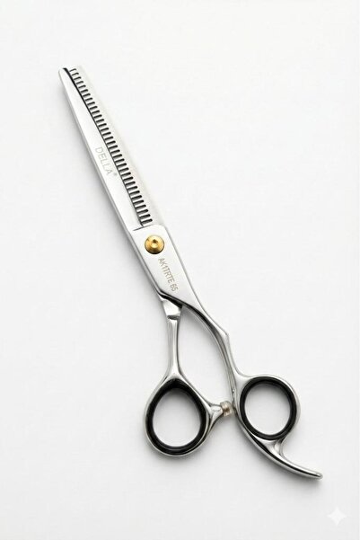 Della Orijinal Profesyonel 440C Saç Kesim Ara Makas 6,5 Numara AK17RTE 65