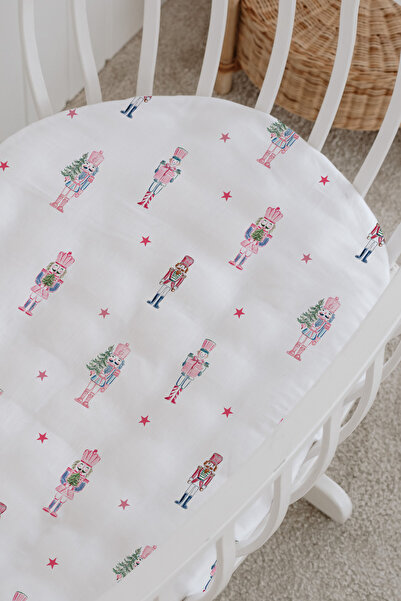 Messido 100% Cotton Poplin Mother's Side Crib Bedding Set - Colorful Lead Soldier