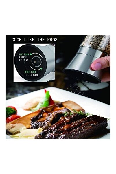 XIUWOO Pack Of 2 Salt And Pepper Grinder Set Multicolour