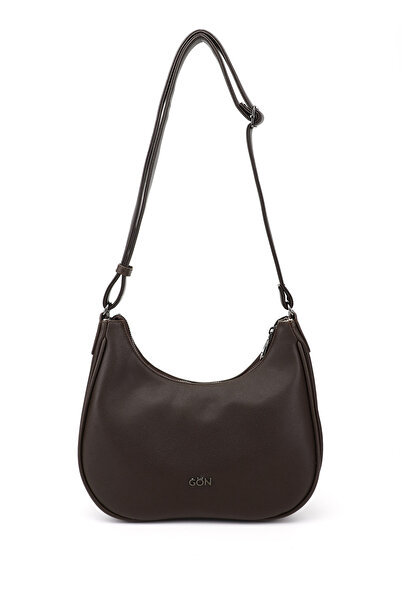 GÖNDERİ(R) Women's Brown Long Strap Shoulder Bag