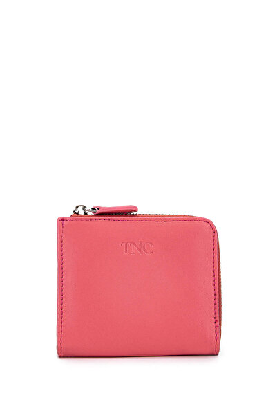 Tamer Tanca Women's Genuine Leather Pink Card Holder