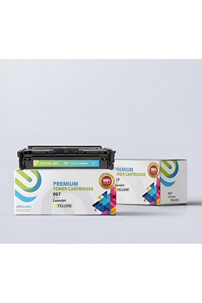Digital Ink Compatible Toner Cartridge 067 Yellow - Replacement for Canon 067 Yellow - 1250 Page Yie