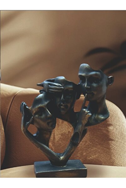 BİRGÜL HOME Görmedim Duymadım Bilmiyorum Soyut Yüzlet Biblo Antik Ofis