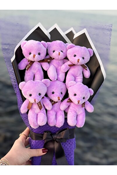 destiny flowers Ayıcık Buketi ( 6 lı ayıcık buketi )