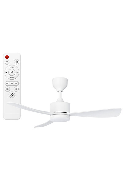 SeckinStore 70w 3 Kanatlı Uzaktan Kumandalı Ledli Dekoratif Tavan Vantilatör ...