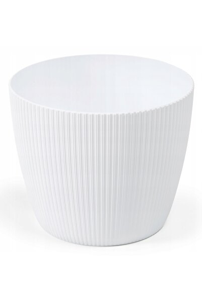 Other Ghiveci Magnolia Jumper, capac din plastic alb, 26 cm