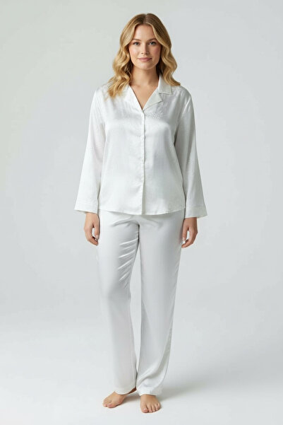 Butik Good Quality Thin Loose Fit Satin Nightgown