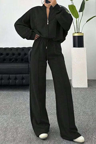 StreetWear Outlet Women's Tracksuit, Comfy-Fit, Zip-Up Hoodie and Sweatpants