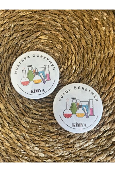 imzatasarım Öğretmen Rozet - Arma - Öğretmenler Günü - Ders Öğretmen Rozet Ya...