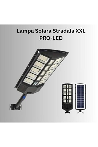 OEM Lampă Solară Stradală PRO-LED XXL cu Senzor – Putere Mare, Autonomă și Re...