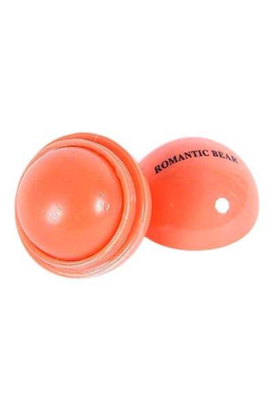 Romantic Bear Ball Shaped Lip Balm Sweet Orange 10 grams