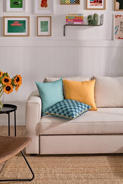 Vanilla Home Σετ με 3 καλύμματα μαξιλαριών ριχτάρι RetroPulse