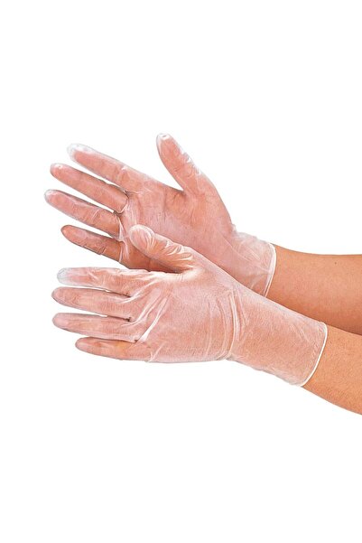 OEM Otafuku Glove #250 Antibacterial Plastic Dispo Gloves，Pack of 100，S/M/L