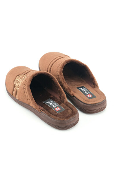 GEZER Women's Winter Pu Comfortable Sole Embroidered Design Home Garden Slippers