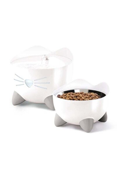 Catit مجموعة نافورة بيكسي كومبو - أبيض