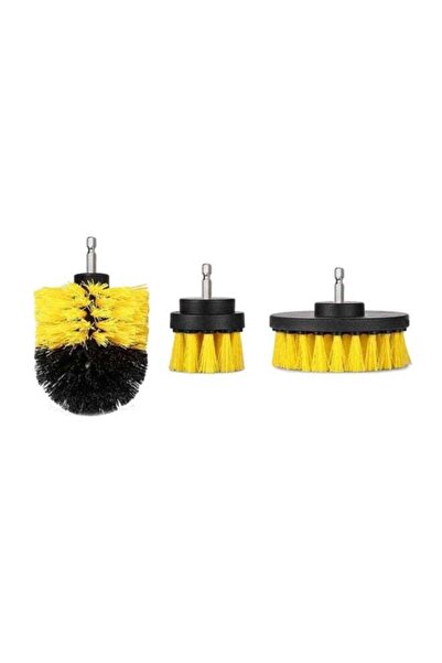 Generic 3-Piece Drill Car Cleaning Brush