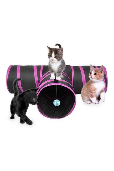 Mumoo bear Collapsible 3 Way Fun Run Cat Toy Multicolour