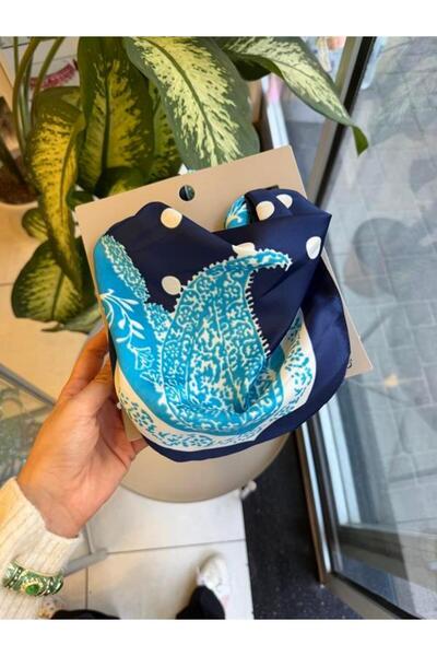 MENESSA وشاح مزخرف 70X70 سم - متعدد الألوان