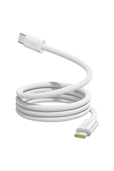Other Kabel magnetyczny z oplotem USB-C 100W 1m - biały