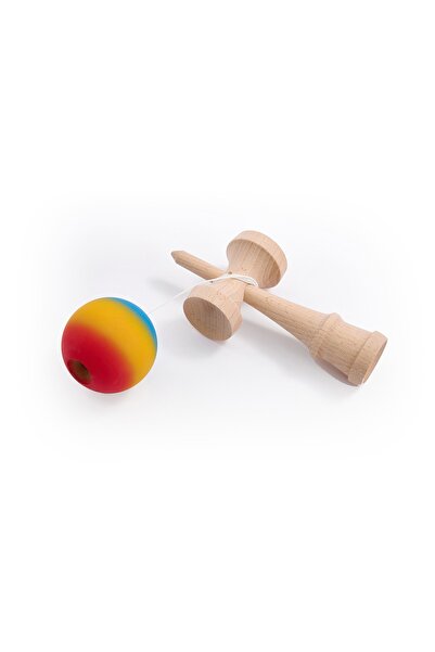 NO BRAND Wooden Kendama, interactive toy, for developing coordination, 5 years