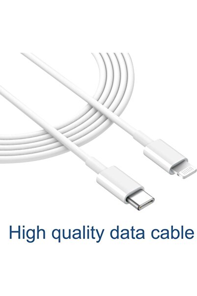 YONK iPhone Fast Charger Lightning Cable [Apple MFi Certified] 2-Pack USB-C to Lightning Cable