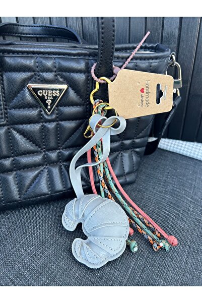 OEM Croissant Detailed Bag Accessory Charm Keychain Bag Charm