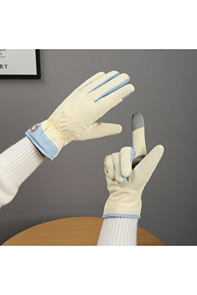 OEM winter warm gloves，OEM，Customize Korean cute student touch screen gloves，outdoor non-slip