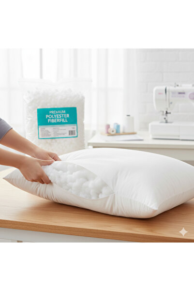 DİLETTO %100 Boncuk Elyaf 1 kg Yastık Yorgan Oyuncak Malzemesi