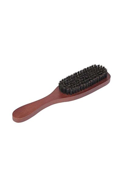 BLOOMING TIME Wooden Beard Brush Dark Brown