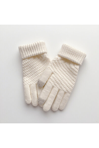 OEM Warm pineapple gloves，OEM，Women's autumn winter Korean version plush thickened double-layer anti-
