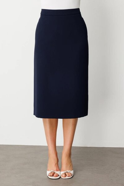 Nazen Giyim Ekol midi length crepe lace women's skirt 1008-2y5