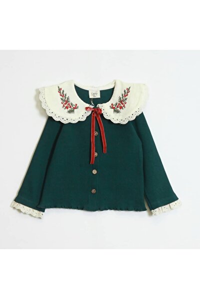 OZZY KİDS Girl's Collared New Year's Outfit