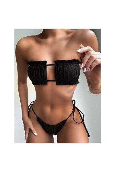 FITINT Women's strapless padded 2-piece swimsuit BIKINI - 101