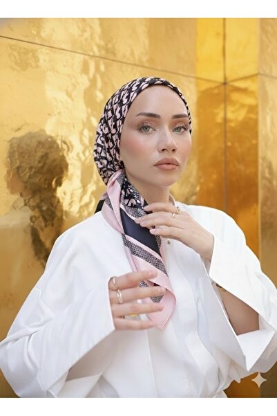 ŞALCIEŞARP Εισαγόμενο μεταξωτό μαντήλι Twil μπορντό