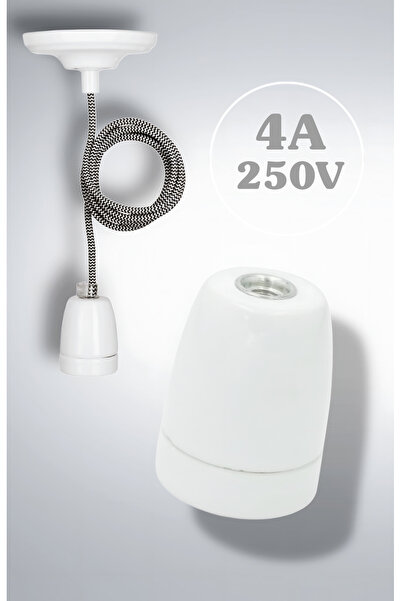 Nexo Porselen Düz Duy (Sarkıt) Beyaz