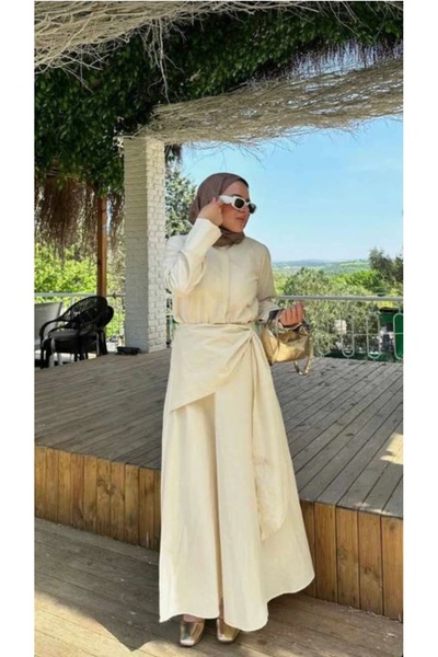 Thebomb Seher Zıbınlı Skirted Top-And-Bottom Set