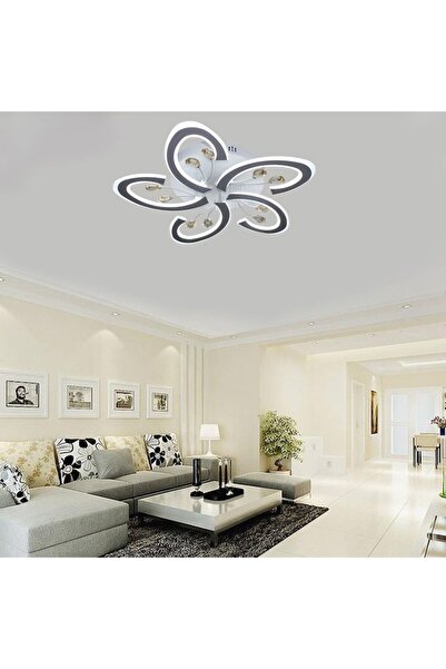 trandafi led LED Chandelier with Remote Control, 3 Color Temperatures and Adjustable Intensity - 666