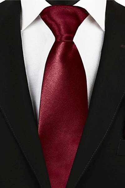 hapshoe Burgundy Adjustable Satin Children's Tie