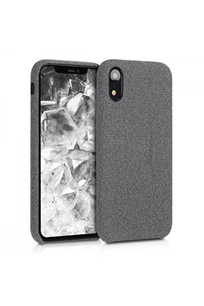 KWmobile Case for Apple iPhone XR, Textile, Gray, 46974.02