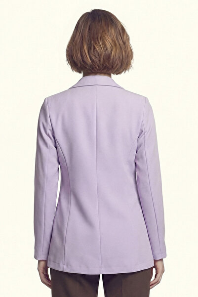 armonika Women's Lilac Single Button Jacket Arm-20K001020