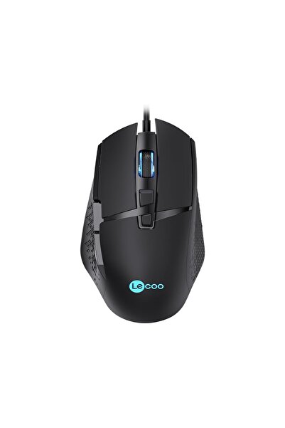 Lecoo MG1101 Kablolu RGB LED Aydınlatmalı 6400DPI 8 Tuşlu Gaming Optik Mouse ...