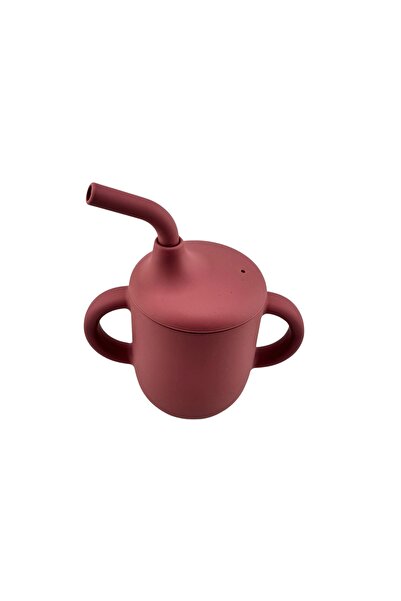 NO BRAND Silicone cup with flexible straw for babies - BPA free